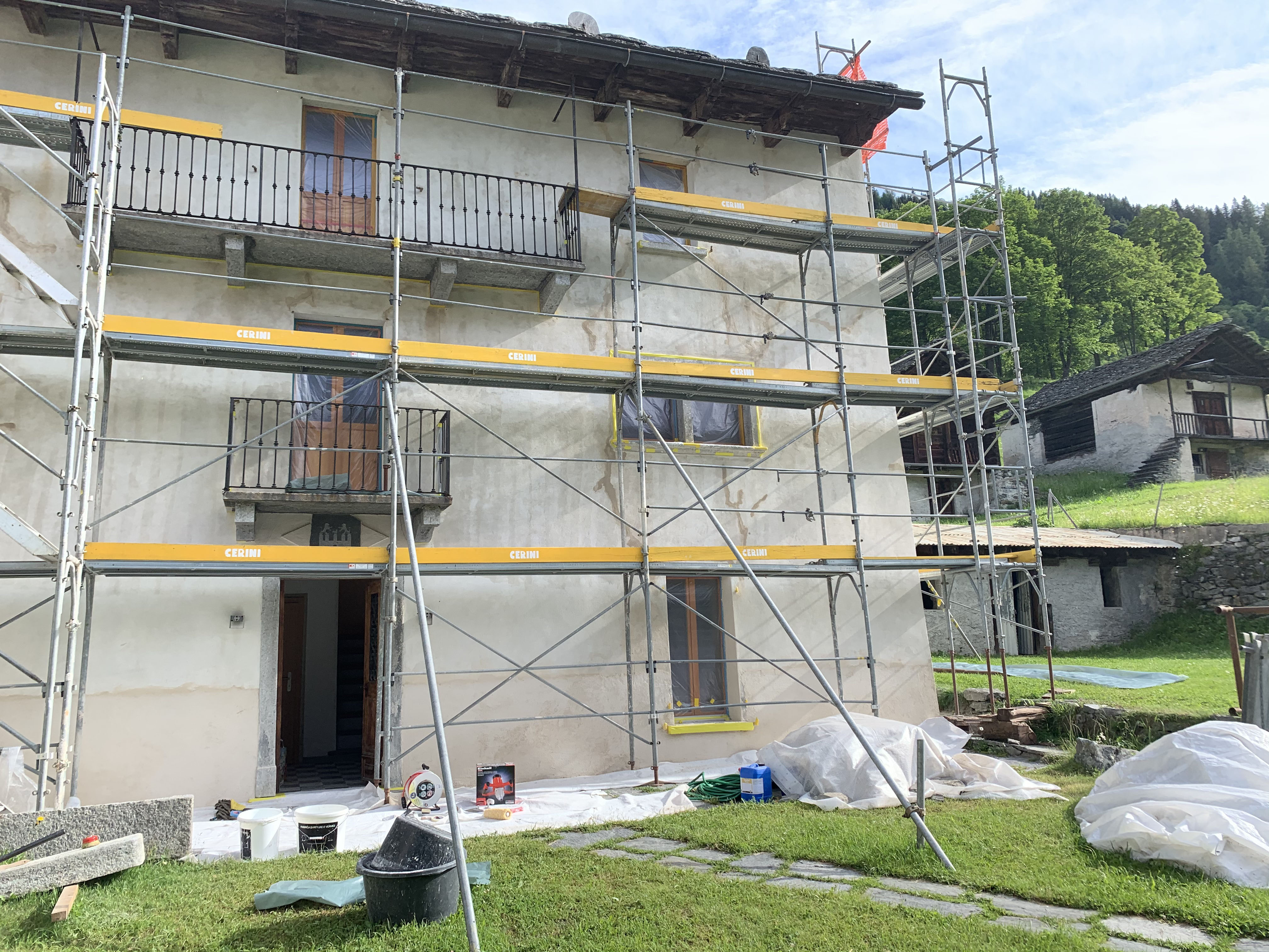 Risanamento minerale casa storica a Campo Vallemaggia