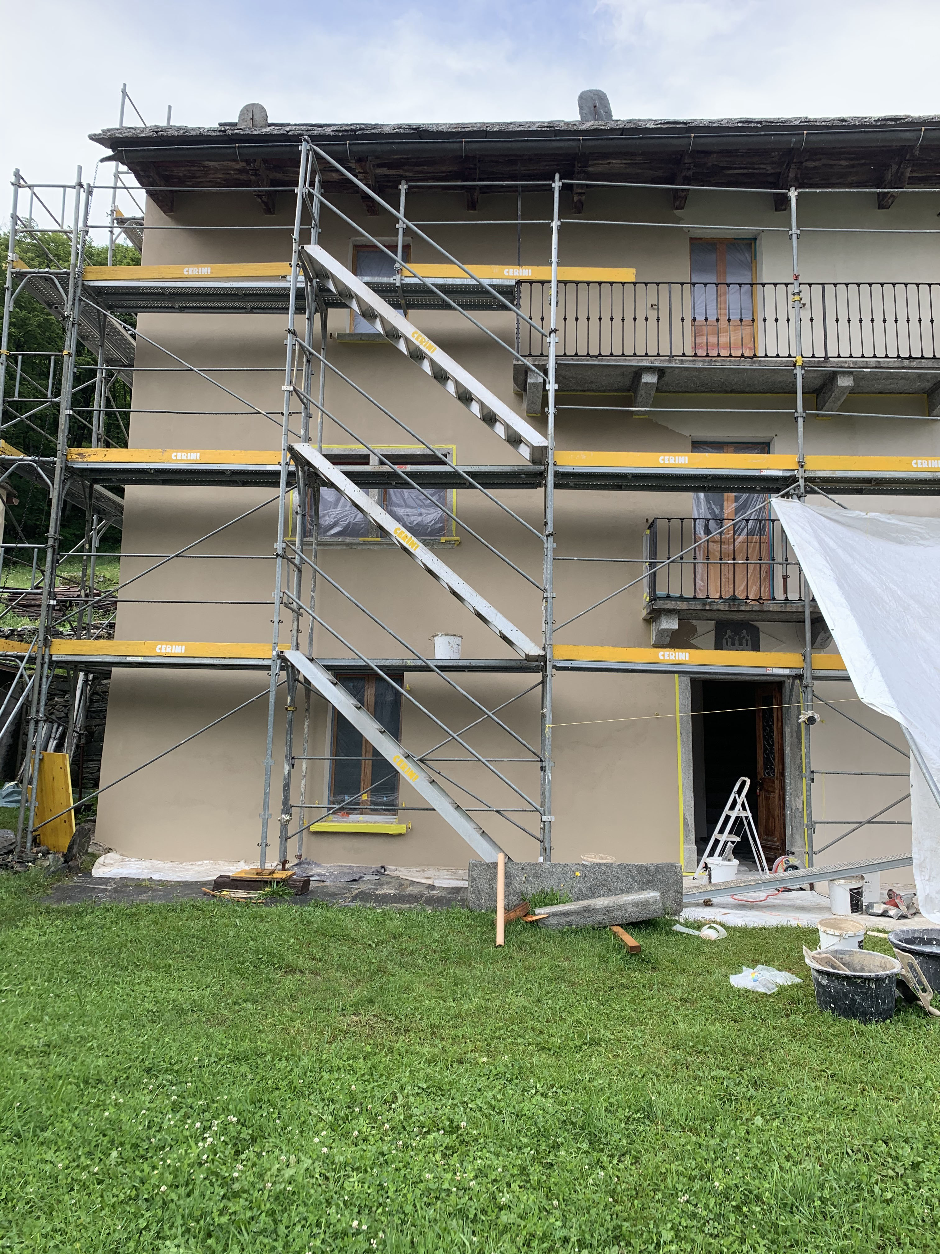 Risanamento minerale casa storica a Campo Vallemaggia