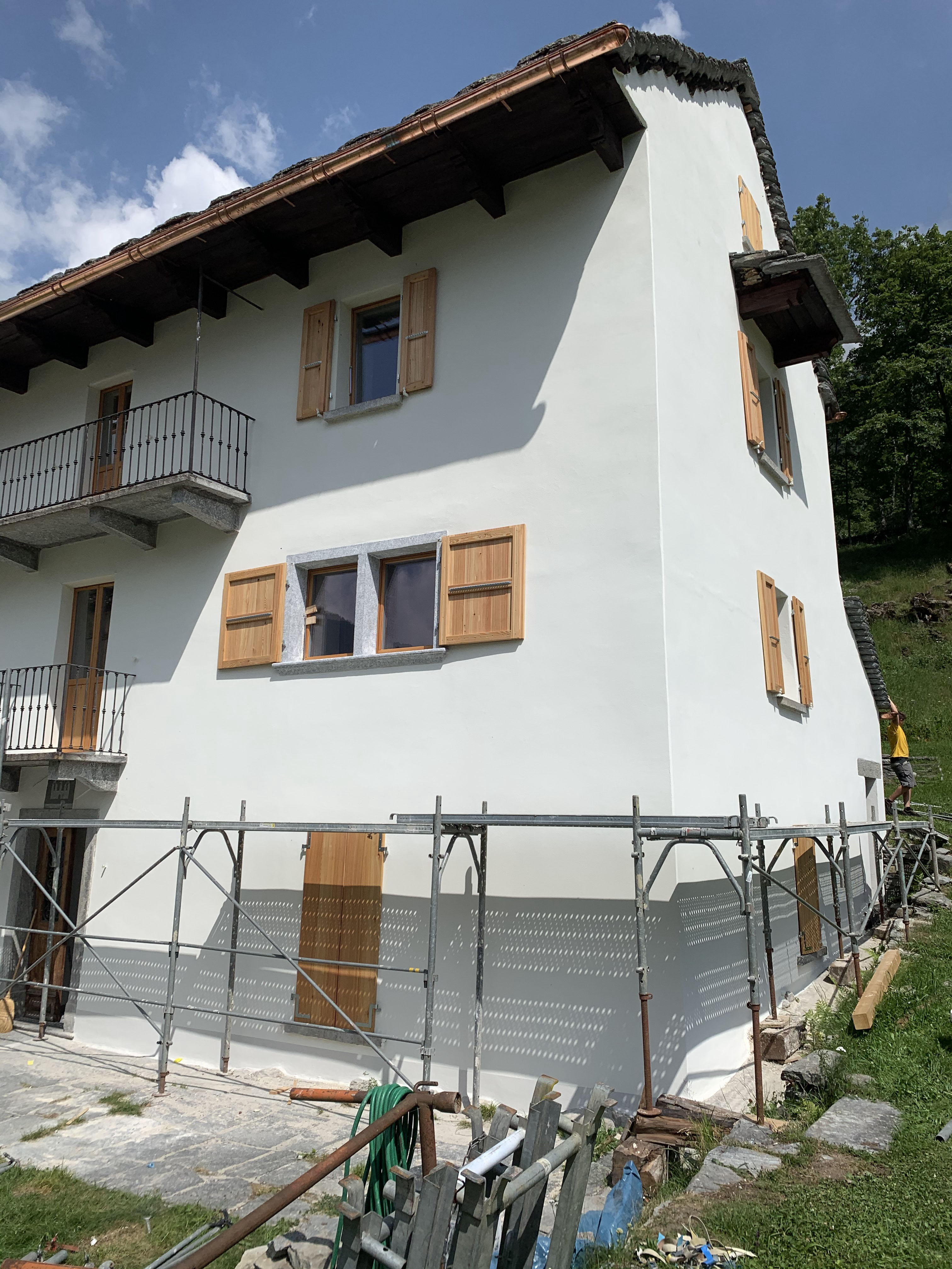 Risanamento minerale casa storica a Campo Vallemaggia