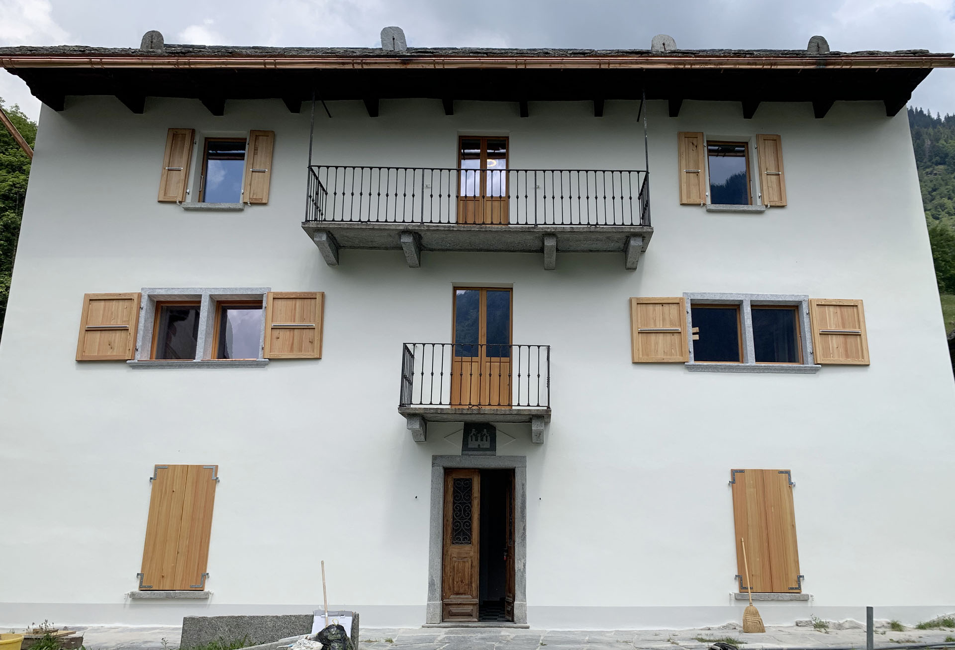 Risanamento minerale casa storica a Campo Vallemaggia
